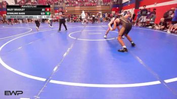126 lbs Quarterfinal - Riley Bradley, Jenks vs Sterling Bass, Glenpool