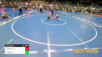 61 lbs Consolation - Korbin Akerson, Nebraska Boyz vs Savannah Phelan, Legacy Dragons