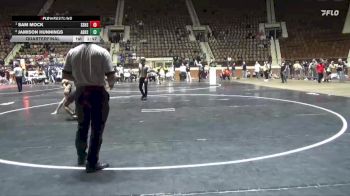7A 126 lbs Quarterfinal - Sam Mock, Smiths Station Hs vs Jamison Hunnings, Alma Bryant