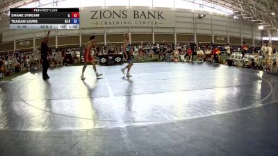 132 lbs Shane Stream, Illinois vs Teagan Lewis, Arizona Blue