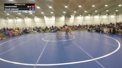 235 lbs Caylee Rivera, New Mexico vs Khloe Henshaw, Alabama