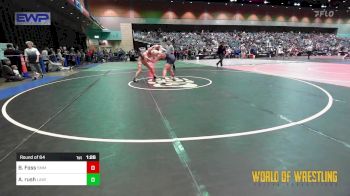 145 lbs Round Of 64 - Brody Foss, South Medford Mat Club vs Alessandro Rush, Lake Stevens Wrestling Club