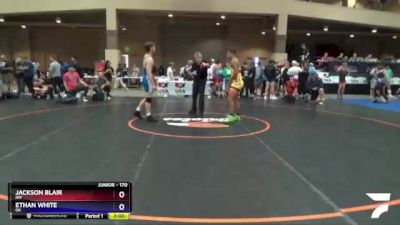 170 lbs Cons. Round 3 - Jackson Blair, NM vs Ethan White, OK