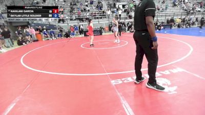 U20 Women - 65 lbs Quarters - Kaiulani Garcia, CA vs Skylar Little Soldier, MN