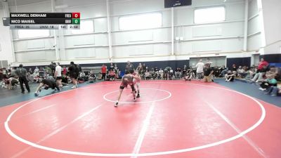 153 lbs Round Robin 3 - Maxwell Denham, Freakztyle Wrestling Crew - HS vs Nico Maisel, University Hawks Wrestling Club - HS