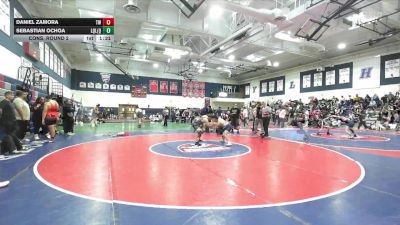 122 lbs Cons. Round 2 - Daniel Zamora, Threshold WC vs Sebastian Ochoa, La Quinta L (La Quinta)