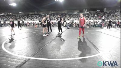 100 lbs Consi Of 8 #2 - Noah Herron, Collinsville Cardinal Youth Wrestling vs Abel Vigil, Team Nomad