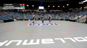 174 lbs 1st Place Match - 1 Tate Picklo, Oklahoma City vs 3 Kris Ketchum, Grand View