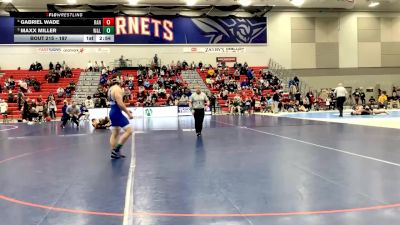 197 lbs Quarterfinal - Maxx Miller, Washington & Lee vs Gabriel Wade, Randolph