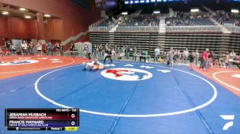 132 lbs 2nd Place Match - Jeramiah Musbach, Green River Grapplers Wrestling vs Francis Maynard, Touch Of Gold Wrestling Club