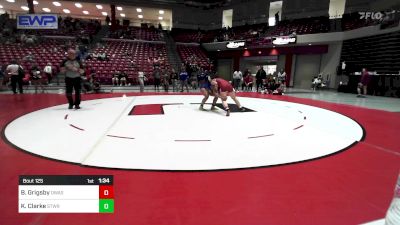 155 lbs Rr Rnd 1 - Brooklyn Grigsby, Owasso Girls HS vs Kailanie Clarke, Stillwater High School Girls