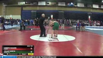 182 lbs Cons. Round 5 - Cesar Garcia, Adams City vs Joseph Shaver, Liberty