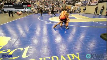 58 lbs Consi Of 4 - Rose Reyna, Carl Albert vs Prim Merrell, Mannford Pirate Youth Wrestling