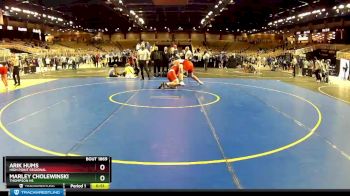 285 lbs Cons. Round 4 - Arik Hums, High Point Regional vs Marley Cholewinski, Thompson HS