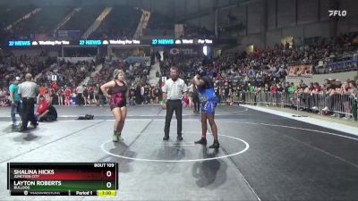 200 lbs 2nd Place Match - Shalina Hicks, Junction City vs Layton Roberts, Bulldog