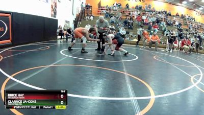 165 lbs Semifinal - Clarnce Ja-Coks, Mansfield Sr. vs Brice Hay, Fredericktown