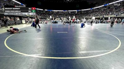 85 lbs Consy 2 - Bradley Barrett, Wilson vs Owen Pascarella, Wellsboro