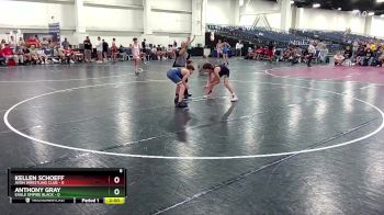 106 lbs Round 6 (10 Team) - Anthony Gray, Eagle Empire Black vs Kellen Schoeff, Avon Wrestling Club