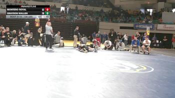 126 lbs Quarterfinal - Montero Royal, Goose Creek vs Grayson Wallen, Fort Mill