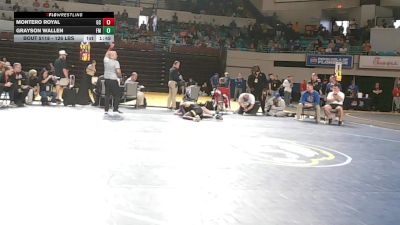 126 lbs Quarterfinal - Montero Royal, Goose Creek vs Grayson Wallen, Fort Mill