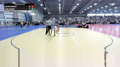 126 lbs Round Of 64 - Calan Manley, OK vs Jake Austin, FL