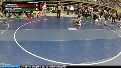 92 lbs Quarterfinal - Tatsuki Jahrling, Pride Wrestling vs Coen Curtis, Delta Wrestling Club