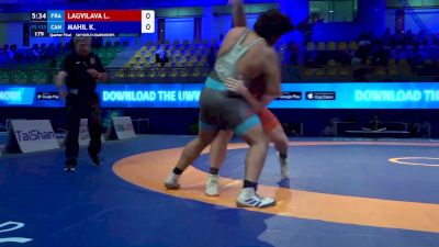 125 kg 1/4 Final - Levan Lagvilava, France vs Karanveer Mahil, Canada