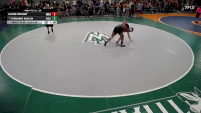 145-154 lbs Champ. Round 1 - Tyshawn Welch, Carbondale WC vs Jacob Wright, Gateway Science Academy