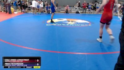 165 lbs Cons. Round 2 - Cole Jones-Longstreet, Marysville Wrestling Club vs Mekhi Richardson, Thurston County Wrestling Club