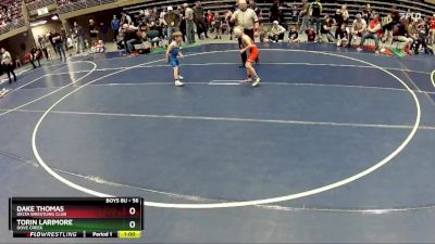 56 lbs Cons. Round 2 - Torin Larimore, Dove Creek vs Dake Thomas, Delta Wrestling Club