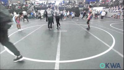 112 lbs Quarterfinal - Kingston Hartfield 1, Standfast vs Alexander Fee, Enid Junior High