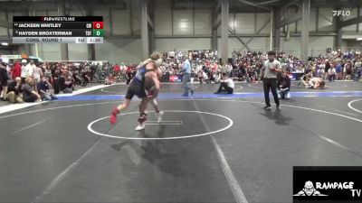 100 lbs Cons. Round 1 - Jacksen Whitley, Con-Kids WC vs Hayden Broxterman, Topeka Blue Thunder