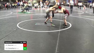 90 lbs Round Of 64 - Emerson Bauman, Clearfield vs Grant Casselberry, Southern Tioga