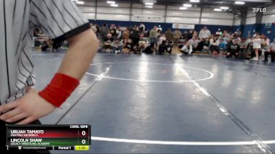 62 lbs Cons. Semi - Lincoln Shaw, Legacy Wrestling Academy vs Urijah Tamayo, Fighting Squirrels