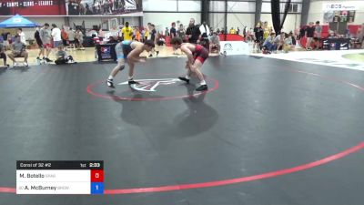 65 kg Consi Of 32 #2 - Mark Botello, Spartan Combat RTC/ TMWC vs Austin McBurney, Brown Regional Training Center