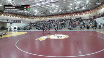 157 lbs Quarterfinal - Joseph Humphreys, Kelly Walsh vs Hunter Boss, Jackson Hole