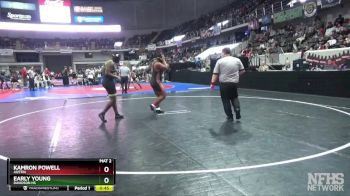 7A 215 lbs Cons. Round 3 - Kamron Powell, Austin vs Early Young, Davidson HS