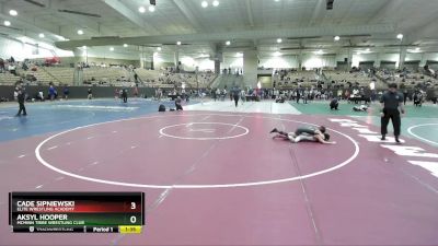 80 lbs Champ. Round 1 - Aksyl Hooper, McMinn Tribe Wrestling Club vs Cade Sipniewski, Elite Wrestling Academy