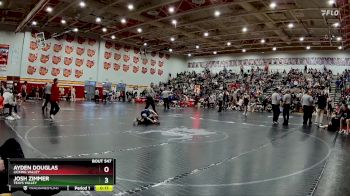 120 lbs Cons. Round 4 - Ayden Douglas, Licking Valley vs Josh Zimmer, Teays Valley