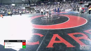 4A 285 lbs Cons. Round 3 - Jesse Mains, Emerald Ridge vs Chase Nunan, Mt. Si