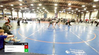 182 lbs Consi Of 8 #1 - Charlie Trenkamp, MD vs Jacobi Clement, LA