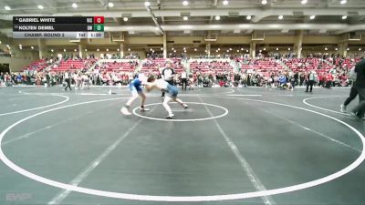 130 lbs Champ. Round 2 - Kolten Demel, Derby WC vs Gabriel White, VICTORY