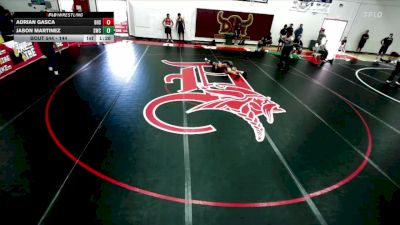 144 lbs Quarterfinal - Jason Martinez, Silverback Wresting Club vs Adrian Gasca, Downey High School