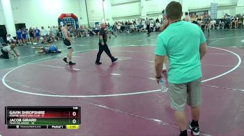 138 lbs Semis & Wb (16 Team) - Jacob Girard, Team Delaware vs Gavin Shropshire, Foxfire Wrestling Club