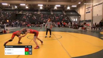 84 lbs Semifinal - Gustavo Lucio, Sidney Wrestling Club vs Cody Inman, Cheyenne Central Wrestling Club