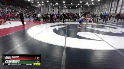 110 lbs Cons. Round 3 - Logan Carter, Montana vs Landon McCoy, Deer Park Ironman WC