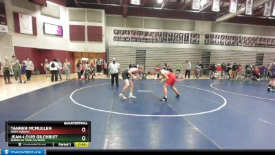 150 lbs Quarterfinal - Jean-Louis Gilchrist, American Fork Cavemen vs Tanner McMullen, West Jordan