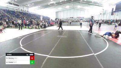 144 lbs Consi Of 16 #1 - Raymond Rosas, Eastvale Elite WC vs Andrew Baker, No Team