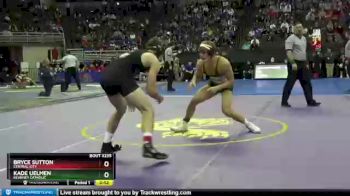 Cons. Round 1 - Bryce Sutton, Central City vs Kade Uelmen, Kearney Catholic