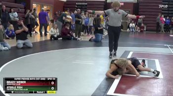 SPW-10 lbs Round 4 - Brady Weber, Jesup Mat Club vs Steele Fish, Vinton Wrestling Club